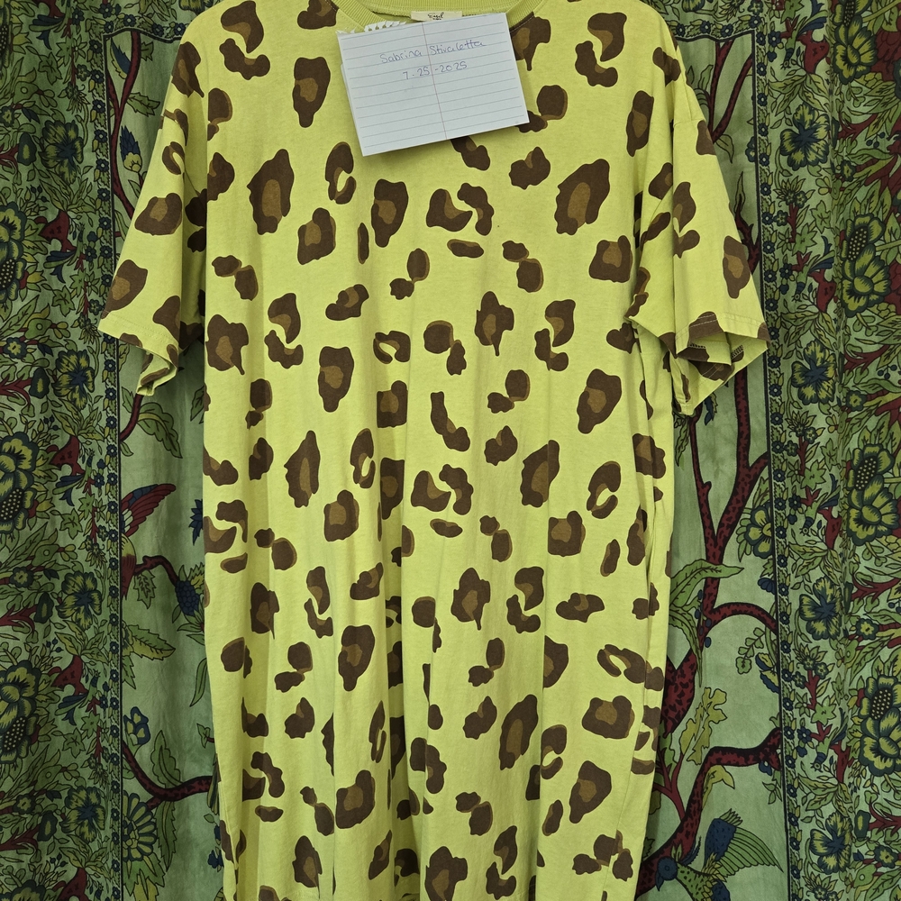 Yellow Leopard Print T-Shirt